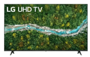 TV LED 75" LG 4K 75UP77003 SMART TV EUROPA BLACK