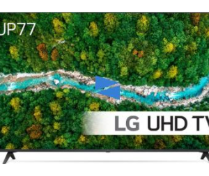 TV LED 50" LG 4K 50UP77003 SMART TV EUROPA BLACK