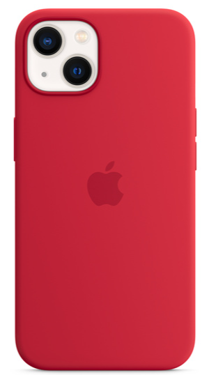 COVER OEM IPHONE 13 IN SILICONE RED