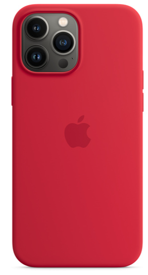 COVER OEM IPHONE 13 PRO IN SILICONE RED