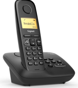 CORDLESS SIEMENS GIGASET AL117 BLACK