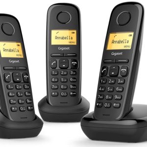CORDLESS SIEMENS GIGASET A170 TRIO BLACK