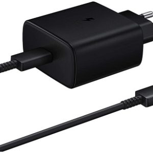 CARICABATTERIA DA RETE SAMSUNG SUPER FAST CHARGING 45W USB-C EP-TA845XBEGWW + CAVO TYPE-C BLACK