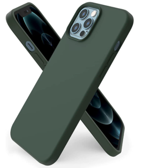 COVER OEM IPHONE 12 PRO MAX IN SILICONE GREEN