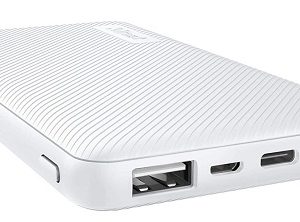 POWER BANK PER SMARTPHONE E TABLET TRUST 10000MAH PRIMO WHITE 23896