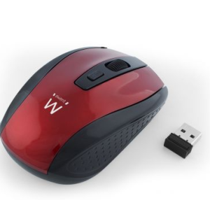 MOUSE OTTICO WIRELESS EWENT EW3237 ROSSO