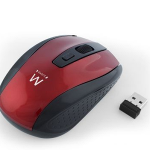 MOUSE OTTICO WIRELESS EWENT EW3237 ROSSO