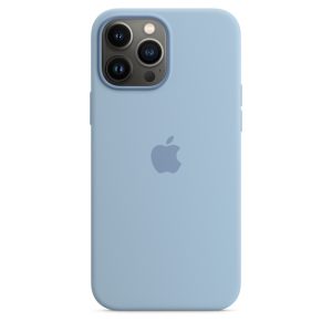 COVER OEM IPHONE 13 PRO MAX IN SILICONE SKY BLUE