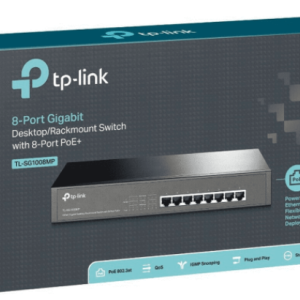 SWITCH EWENT 8 PORTE GIGABIT 8POE 126W TL-SG1008MP