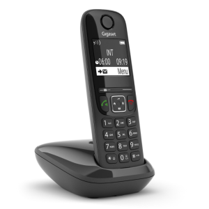 CORDLESS SIEMENS GIGASET AS690 BLACK