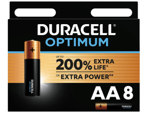 BATTERIA STILO AA ALCALINA 4PZ DURACELL OPTIMUM MX1500