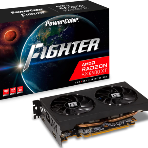 VGA PCI-E POWERCOLOR RADEON RX6500XT 4GB GDDR6 AXRX 6500XT 4GBD6-DH