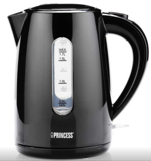 BOLLITORE ELETTRICO PRINCESS 1,7L 236017 BLACK