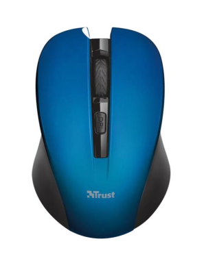 MOUSE OTTICO WIRELESS SILENT CLICK TRUST MYDO BLUE 21870