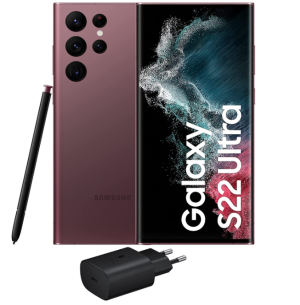 Cellulare Samsung S908 Galaxy S22 Ultra 5g 256gb Burgundy
