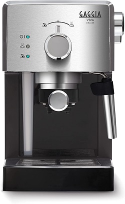 Macchina Da Caffe' Gaggia Viva Deluxe Ri8427/11 Bk Silver/Black