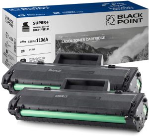 Black Point Set di 2 Cartucce Toner per HP 106A W1106A Nero