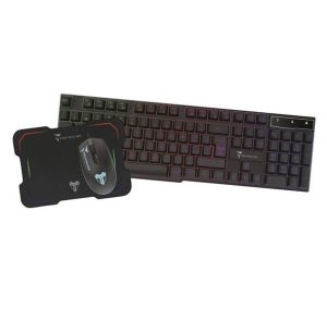 TASTIERA + MOUSE USB + MOUSEPAD GAMING TECHMADE TM-COMBOGAMING