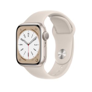 SMARTWATCH APPLE WATCH SERIES 8 41MM GPS ALLUMINIO GALASSIA CON CINTURINO SPORT GALASSIA MNP63TY/A