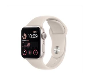 Smartwatch Apple Watch Se 2 40mm Gps Alluminio Galassia Con Cinturino Sport Galassia Mnjp3ty/A