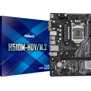 Mainboard Slga1200 Asrock H510m-Hdv M.2 90-Mxbft0-A0uayz