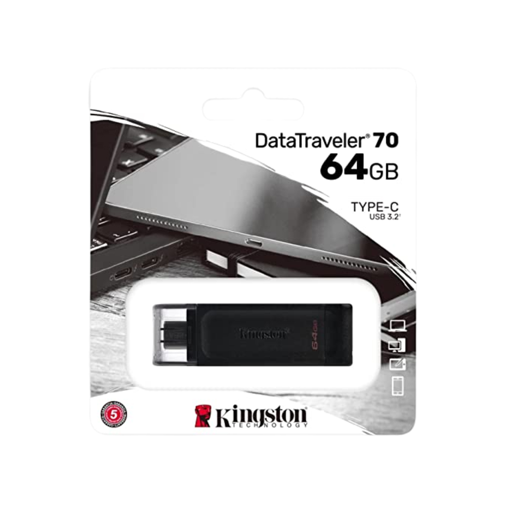 Memoria Usb Type-C 64gb 3.2 Kingston Dt70/64gb