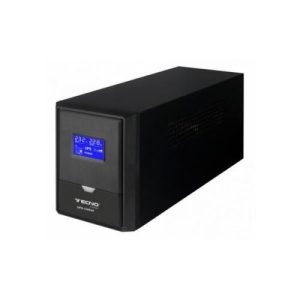UPS CON LCD 800VA CON 2 USCITE BIVALENTI FUNZIONE AC RESTART TECNO ACCESSORI TC-LCD800VA