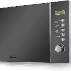 FORNO MICROONDE CON GRILL 20L 800W TRISTAR MW-2705 NERO/ACCIAIO