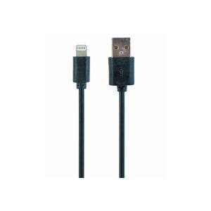 CAVO DATI/CARICA PER SMARTPHONE USB LIGHTNING GEMBIRD 8PIN 1MT NERO CC-USB2P-AMLM