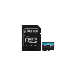 MEMORY CARD MICRO SD/TRANSFLASH 64GB KINGSTON CANVAS GO PLUS CLASSE 10 SDCG3/64GB