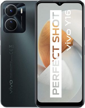 Smartphone Vivo Y16 4+128gb Duos Black Italia
