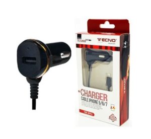 CARICATORE RAPIDO DA AUTO 12/24V 2.4A TYPE-C TECNO ACCESSORI TC-CA03