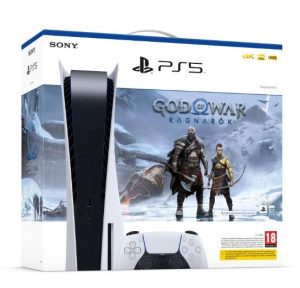 Console Ps5 Standard Edition 825gb Sony White + God Of War: Ragnarok