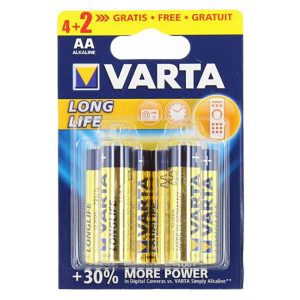 Batteria Stilo Aa Alcalina 6pz Varta Longlife Mn1500