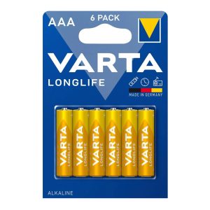 Batteria Ministilo Aaa Alcalina 6pz Varta Longlife Mn2400