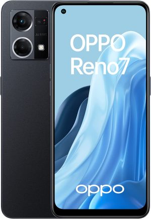 SMARTPHONE OPPO RENO 7 5G 8+128GB DUOS COSMIC BLACK EUROPA