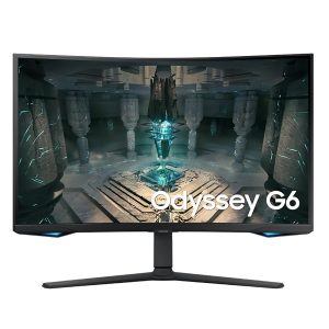 Monitor Led Curvo 32" Samsung Odyssey G6 Ls32bg650euxen Black