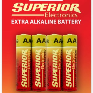 Superior Electronics SUPBA001 Pile Ministilo Alcaline AAA - Blister 4 pezzi
