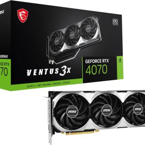 Vga Pci-E Msi Geforce 12gb Rtx 4070 Ti Ventus 3x E1 Oc