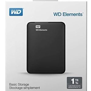 HARD DISK ESTERNO 2,5 USB 3.0 1TB WESTERN DIGITAL WDBUZG0010BBK
