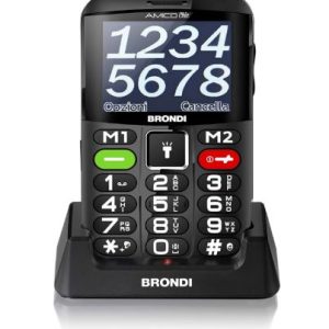 CELLULARE BRONDI AMICO CHIC BLACK ITALIA