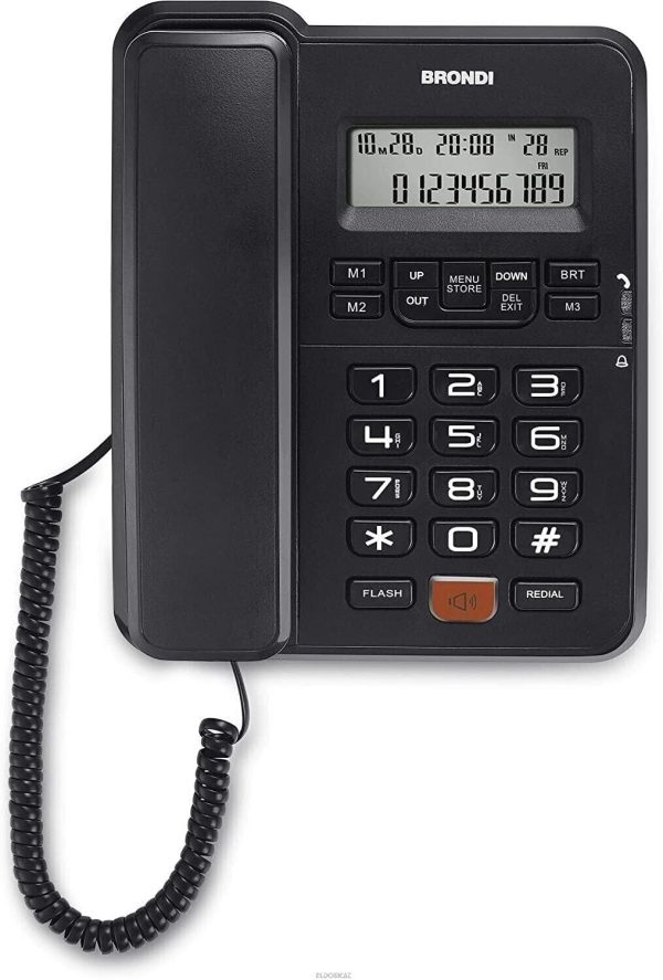 Telefono Da Casa Brondi Office Desk Black