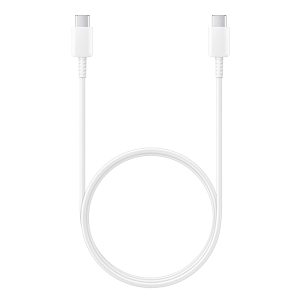 CAVO DATI/CARICA PER SMARTPHONE TYPE-C / TYPE-C SAMSUNG 3A 1M EP-DA705BWEGWW WHITE
