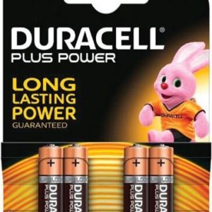 BATTERIA MINISTILO AAA ALCALINA 4PZ DURACELL PLUSPOWER MN2400P