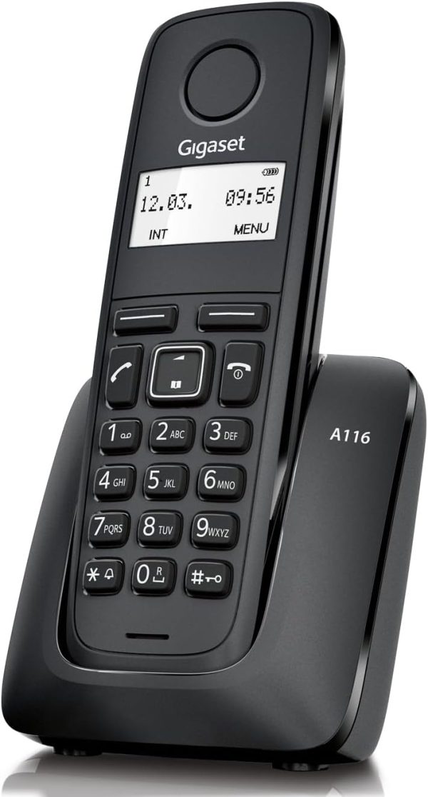 Cordless Siemens Gigaset A116 Black