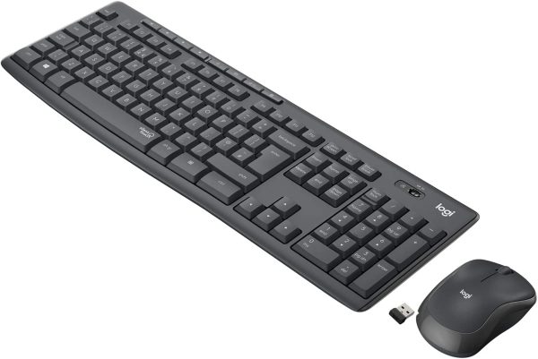 Tastiera + Mouse Ottico Wireless Logitech Combo Mk295 920-009797