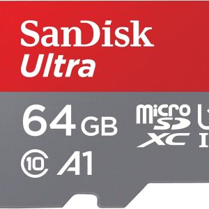 MEMORY CARD MICRO SD/TRANSFLASH 64GB SANDISK CLASSE 10 SDSQUAB-064G-GN6MA