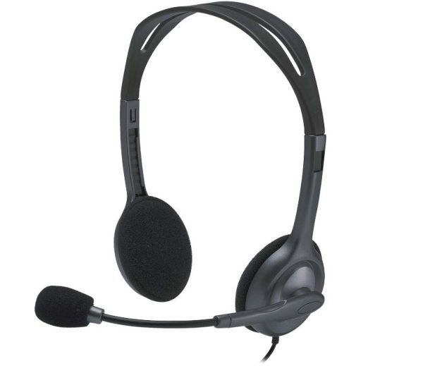 CUFFIE + MICROFONO LOGITECH H111 HEADSET 981-000593