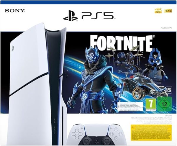 Console Ps5 Standard Edition Slim 1tb Sony Bundle Fortnite White Italia