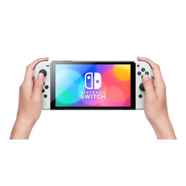 CONSOLE NINTENDO SWITCH OLED JOY-CON BIANCO EDIZIONE MARIO WONDER ITALIA